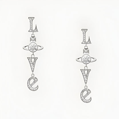 Love Drop Orb Earrings