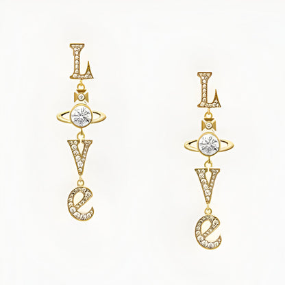 Love Drop Orb Earrings