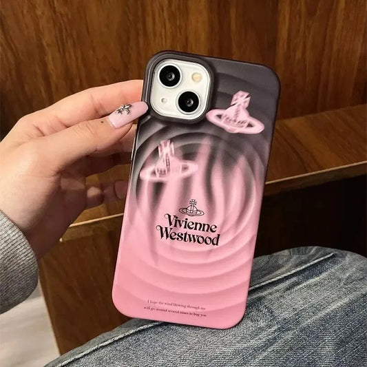 Black Pink Saturn Phone Case