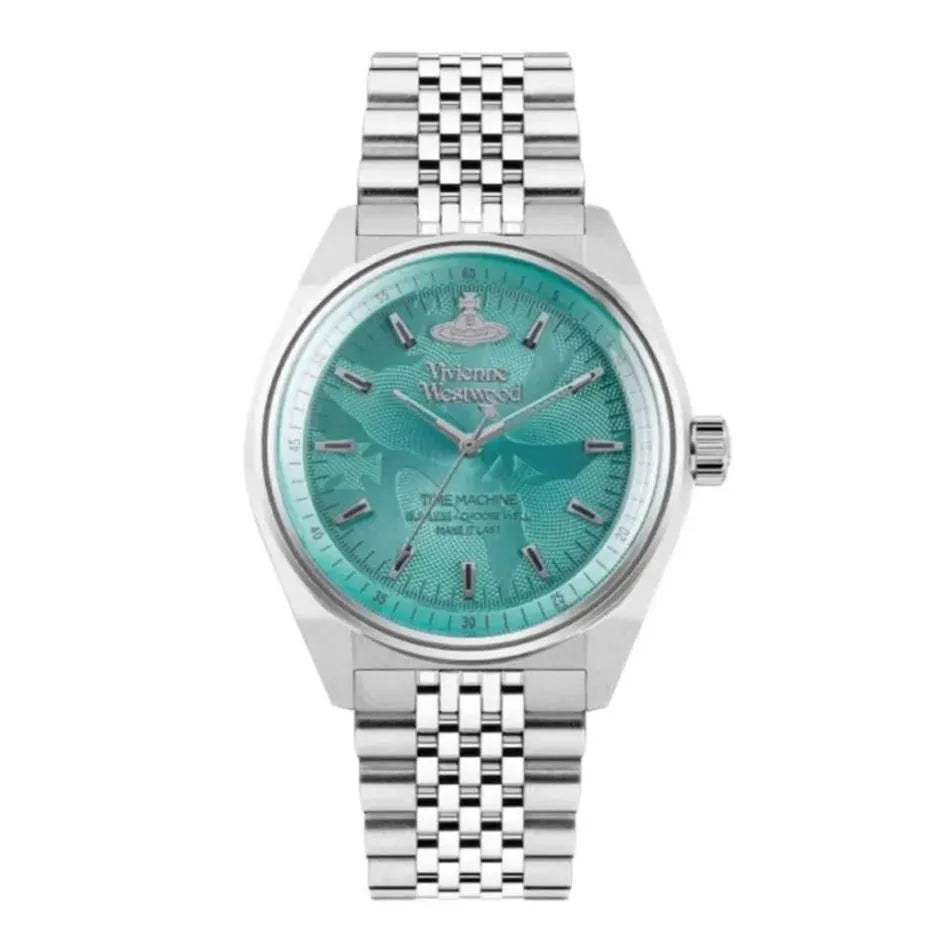 Orb-Detail Link Bracelet Watch