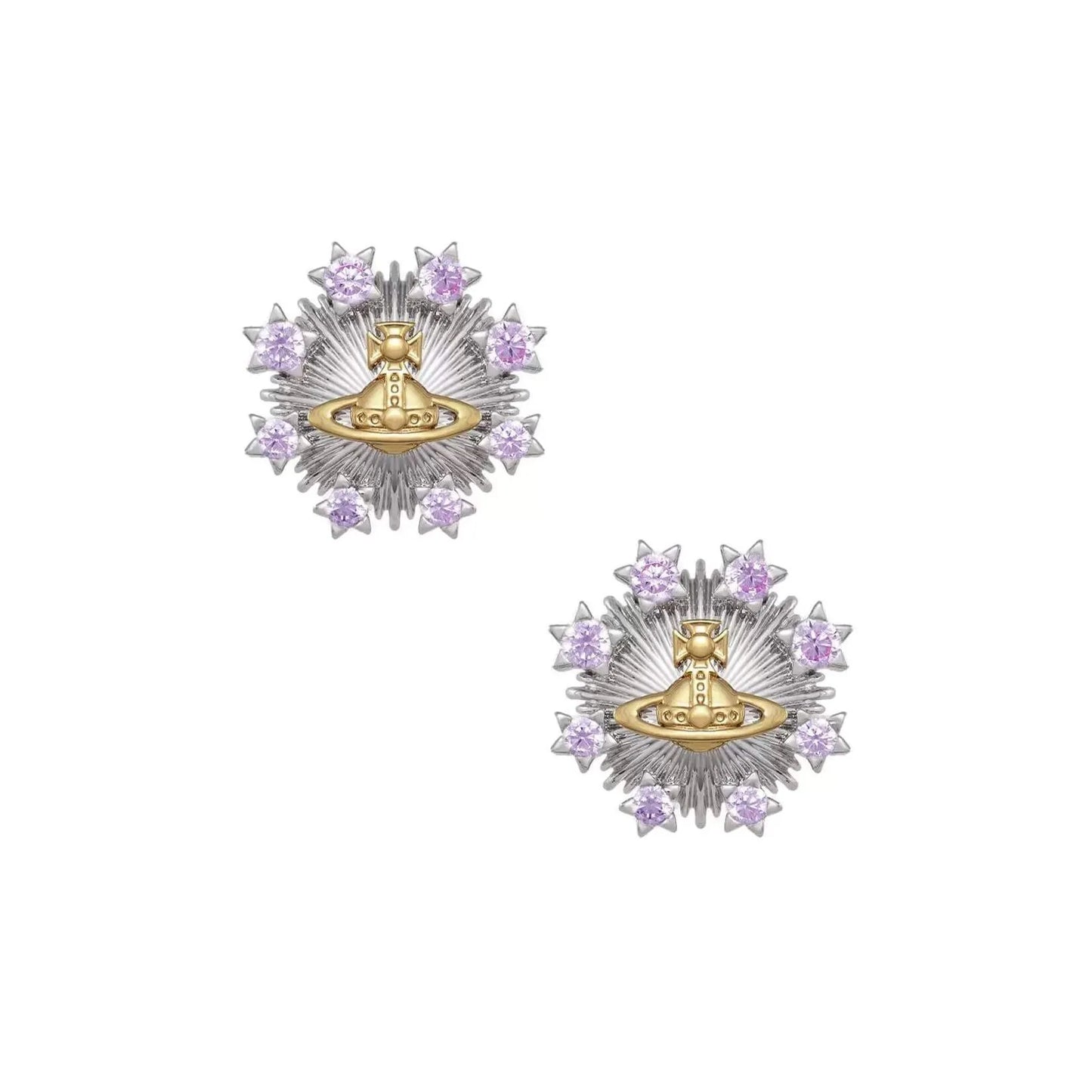 Starlight Orb Burst Earrings