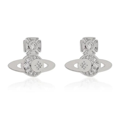Crystal Orb Stud Earrings