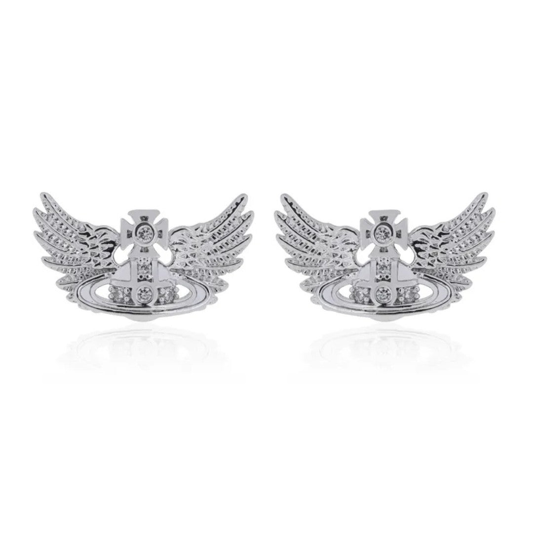 Wings Saturn Earrings
